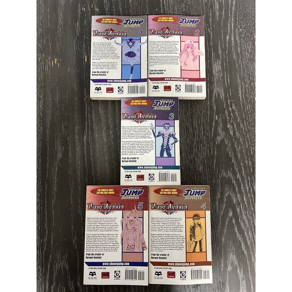 Buso Renkin Manga Vols 1-5 English Anime Set Nobuhiro Watsuki Viz Media - Picture 3 of 11